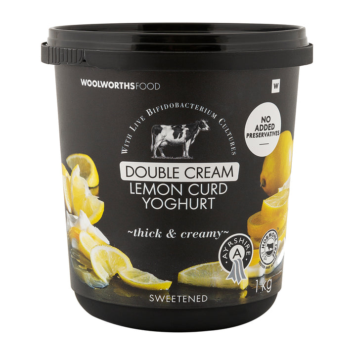 Double Cream Ayrshire Lemon Curd Yoghurt 1 kg