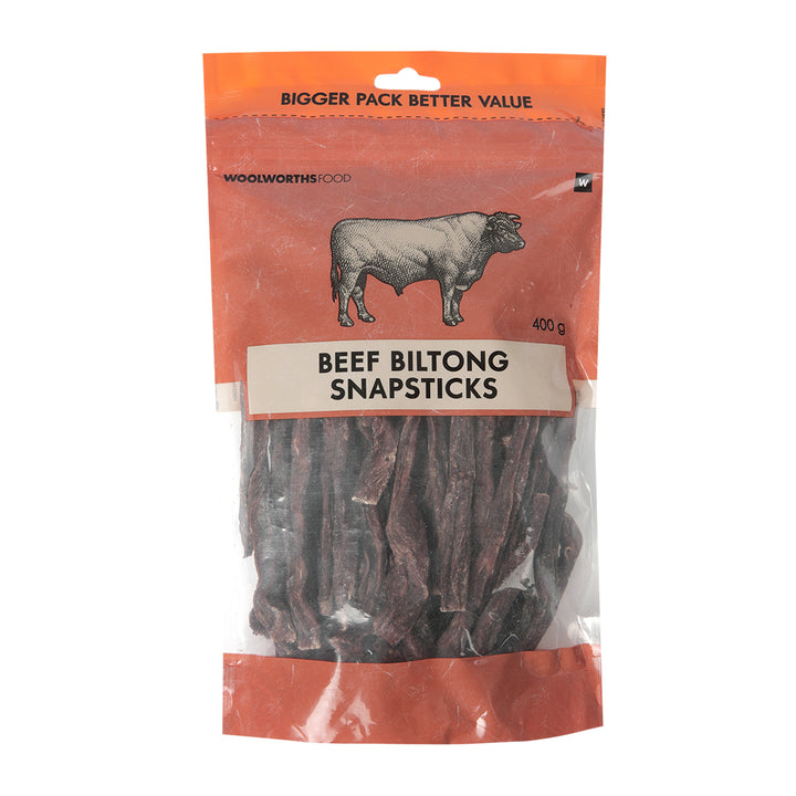 Bulk Original Beef Biltong Snapsticks 400 g
