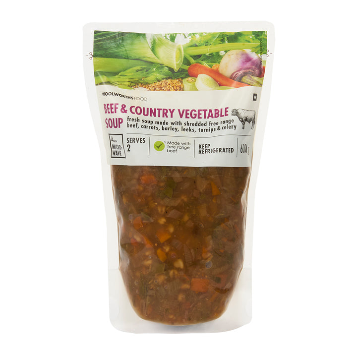 Fresh Beef & Country Vegetable Soup 600 g
