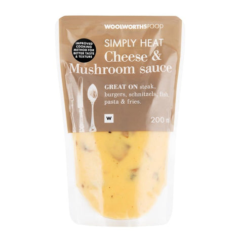 Simply Heat Cheese & Mushroom Sauce 200ml