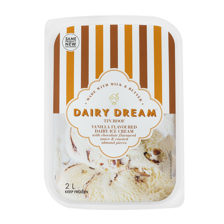 Tin Roof Dairy Ice Cream 2L