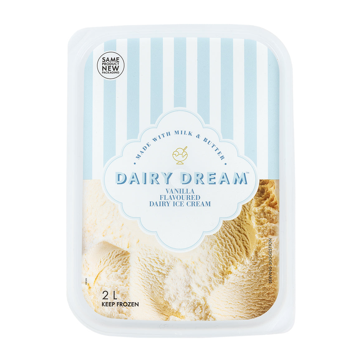 REAL DAIRY VANILLA ICE CREAM 2L