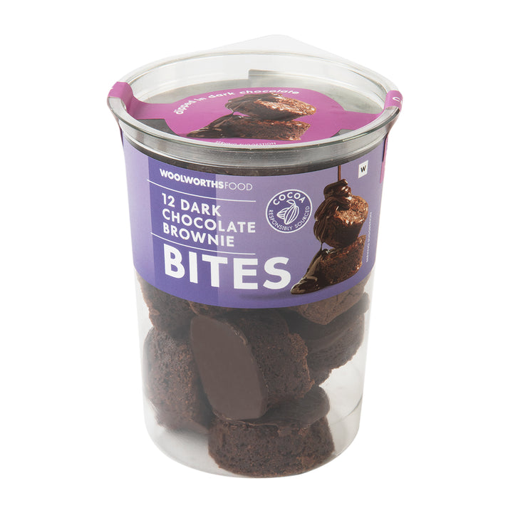 Dark Chocolate Brownie Bites 12Pk