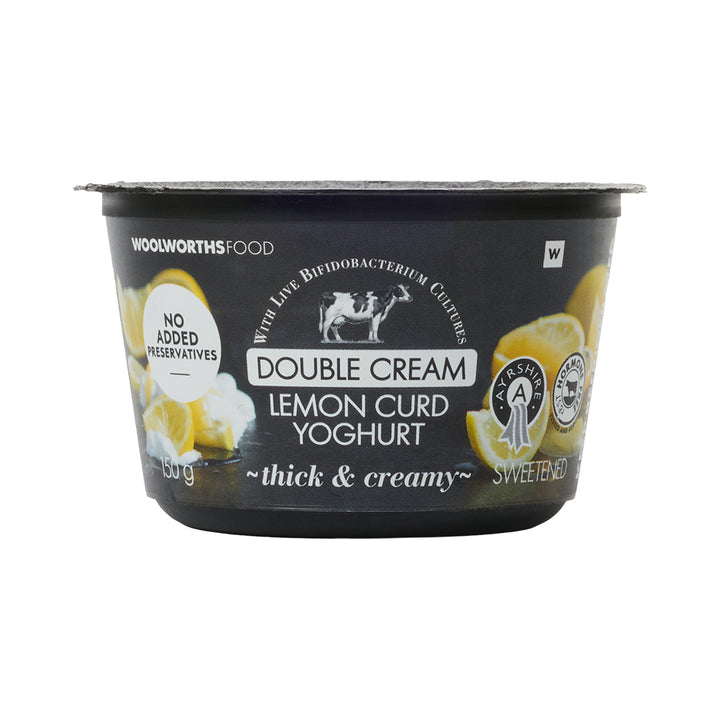 Double Cream Ayrshire Lemon Curd Yoghurt 150g