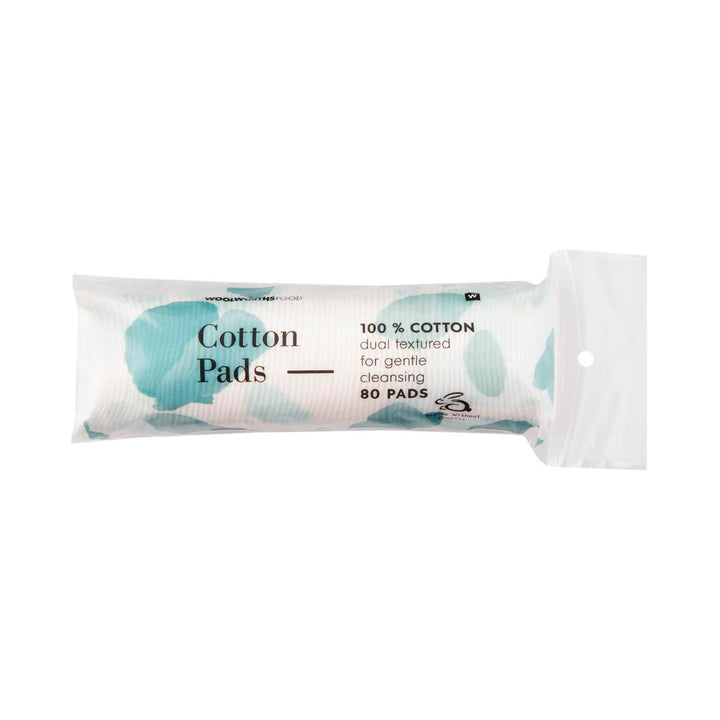 Dual Textured Facial Cotton Pads 80Pk