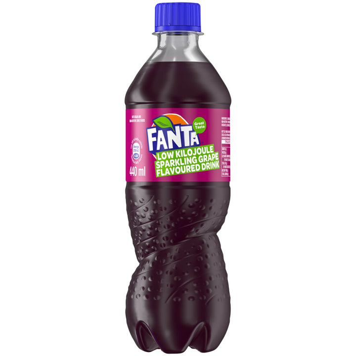 Fanta Sparkling Grape Flavoured Soft Drink 440 ml