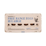 Free Range Large Eggs 18Pk