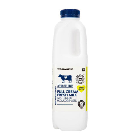 Fresh Full Cream Ayrshire Milk 1L