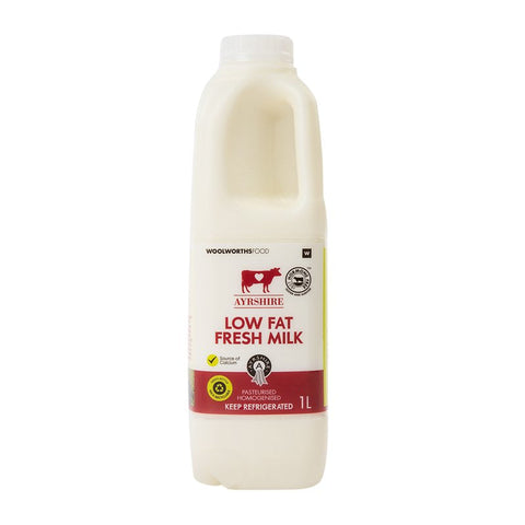 Fresh Low Fat Ayrshire Milk 1 L