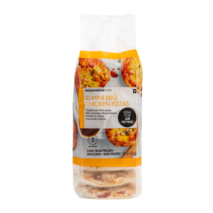 Frozen BBQ Chicken Mini Pizzas 10 x 65 g