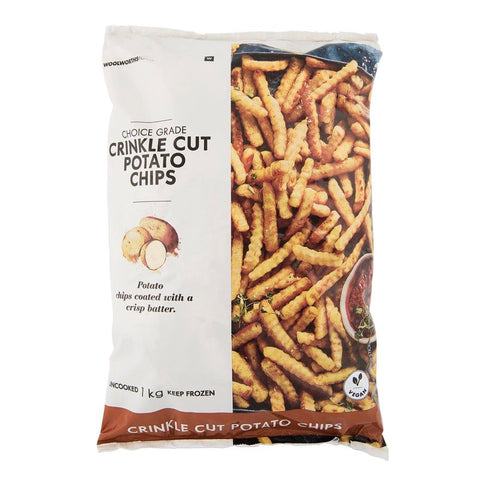 Frozen Crinkle Cut Potato Chips 1 kg