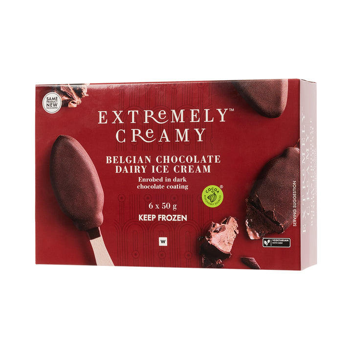 Mini Belgium Chocolate Ice Cream Solos 6x50g