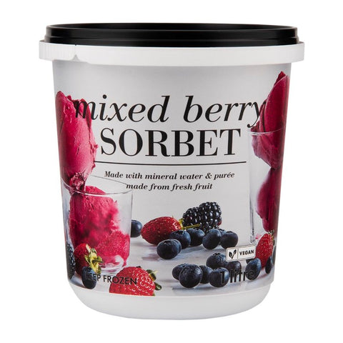 Frozen Mixed Berry Sorbet 1L