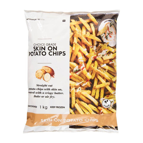 Frozen Skin On Potato Chips 1 kg