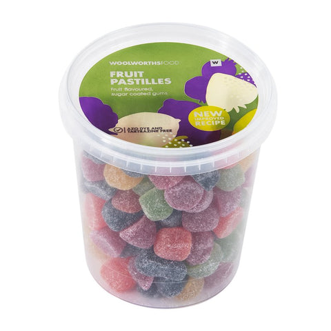 Fruit Pastilles Bulk Tub 600 g