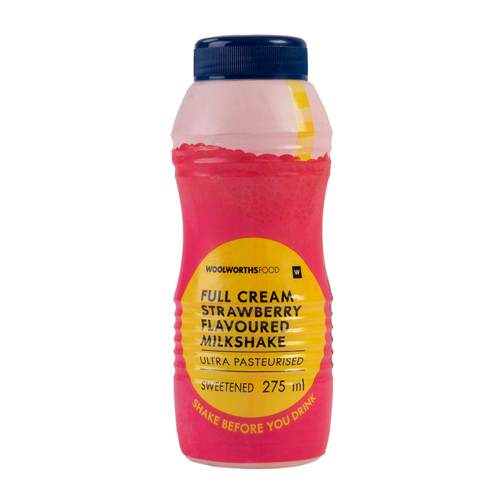Full Cream Strawberry Flavoured Milkshake 275ml