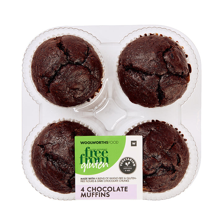 Gluten Free Double Chocolate Muffins 4Pk