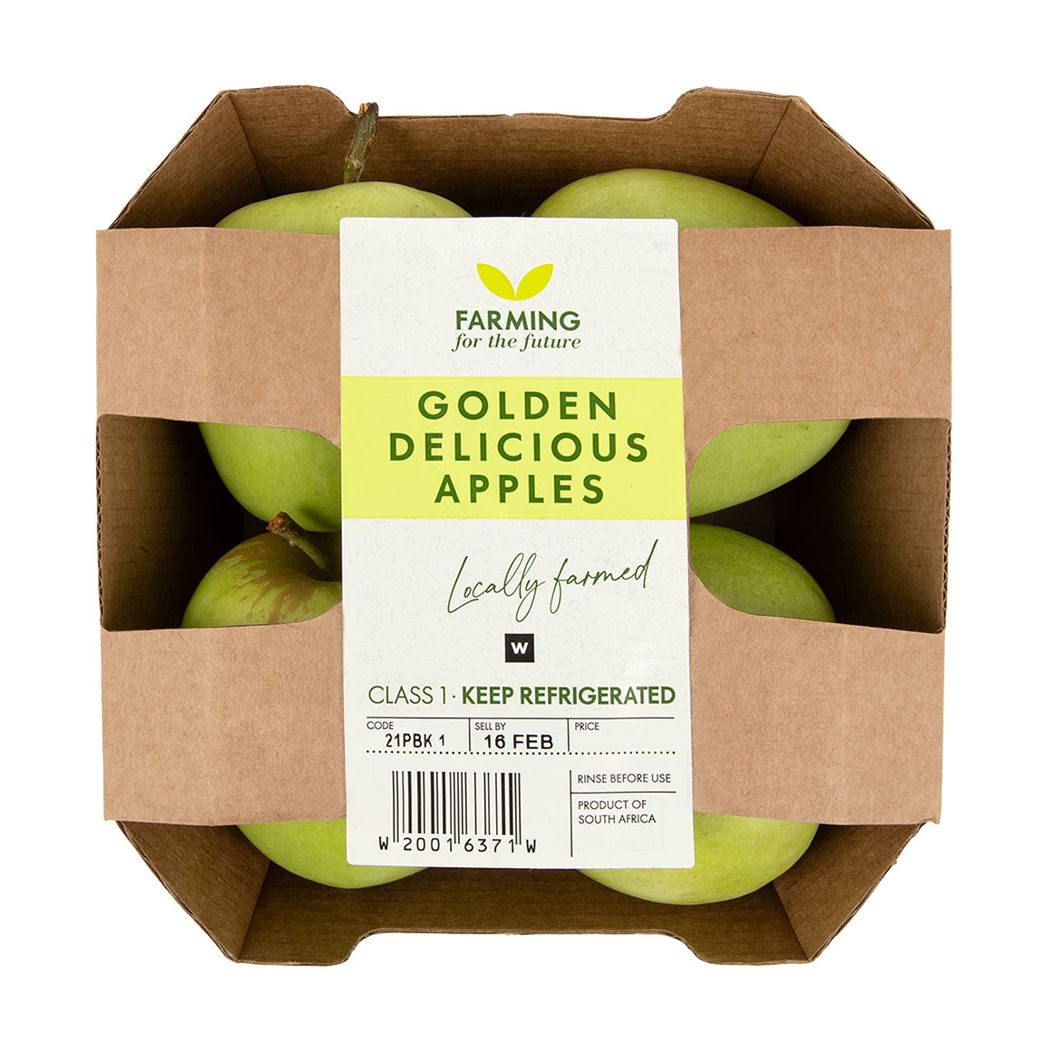 Golden Delicious Apples 4 pk