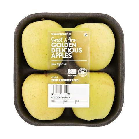 Golden Delicious Apples 4 pk