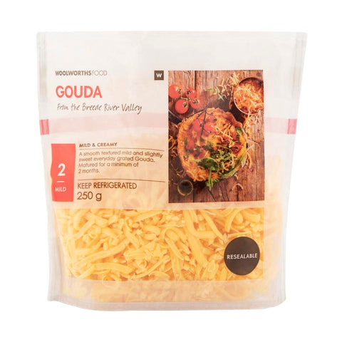 Grated Gouda Cheese 250g