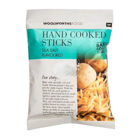 Handcooked Sea Salt Flavoured Potato Sticks 50g