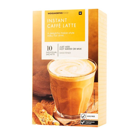 Instant Latte Coffee Sachets 10x18g