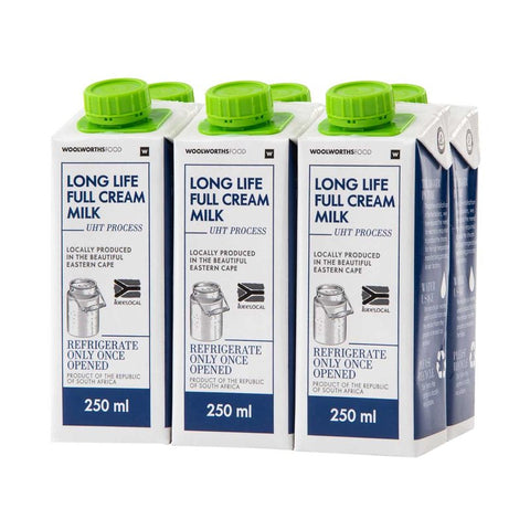 Long Life Full Cream Milk 6x250ml