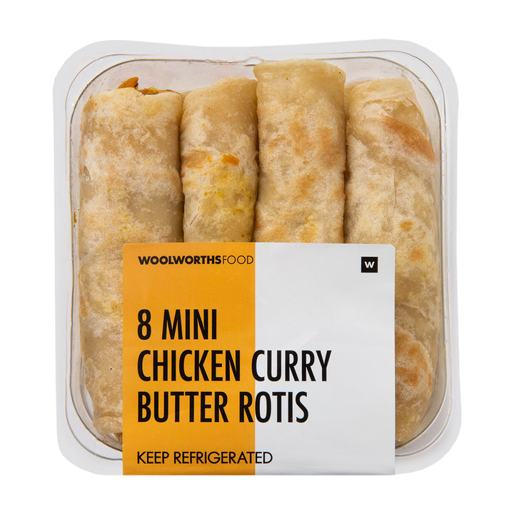 Mini Chicken Curry Butter Rotis 8 pk