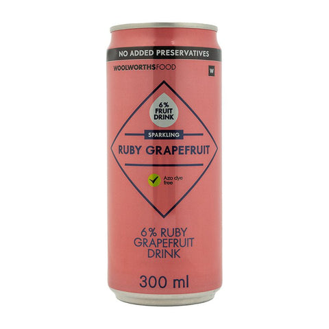 Non-Alcoholic Sparkling Ruby Grapefruit Drink Can 300 ml