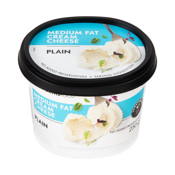 Plain Medium Fat Cream Cheese 250g