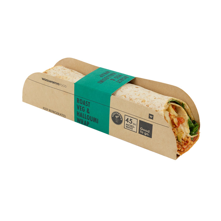 Roast Veg & Halloumi Wrap