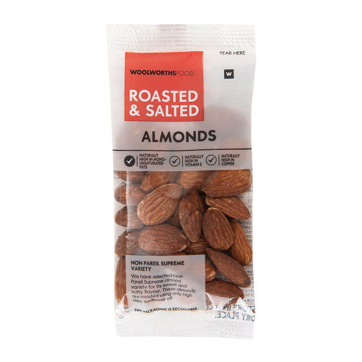 Roasted & Salted Almonds 30g