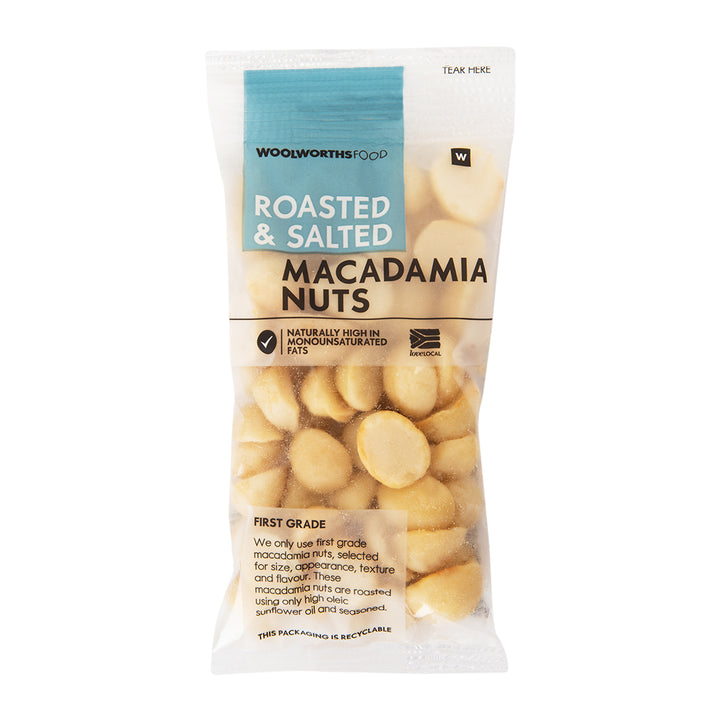 Roasted & Salted Macadamia Nuts 100g