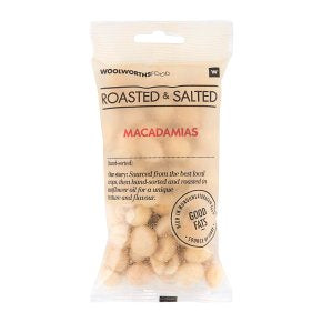 Roasted & Salted Macadamia Nuts 100g