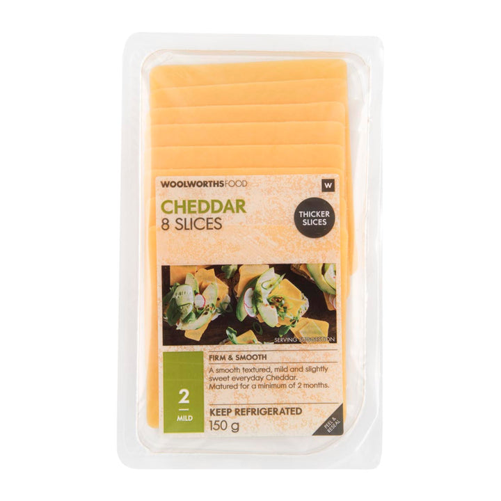 Sliced Cheddar 150g