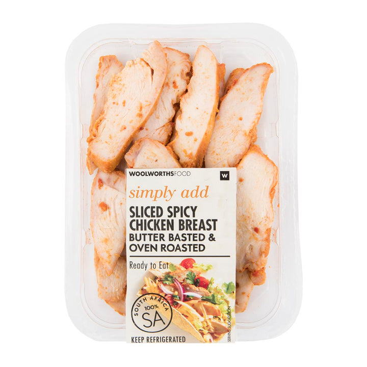 Sliced Spicy Butter Basted Chicken Breast 140g
