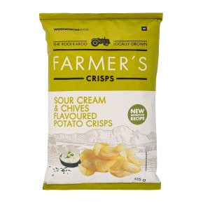 Sour Cream & Chives Farmer's Crisps 125 g