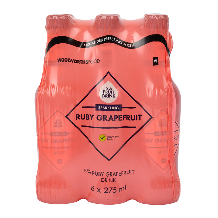 6x275ml Ruby G/Fruit