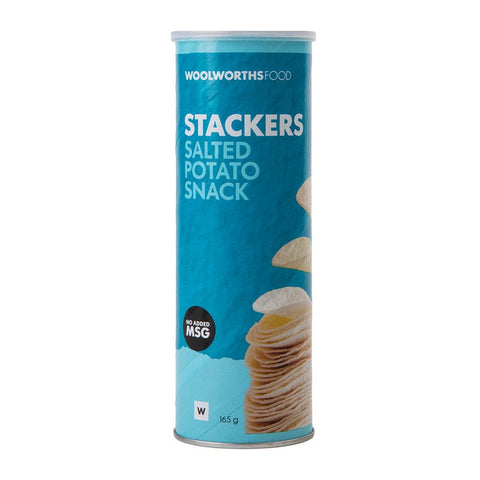 Stackers Salted Potato Snack 165 g