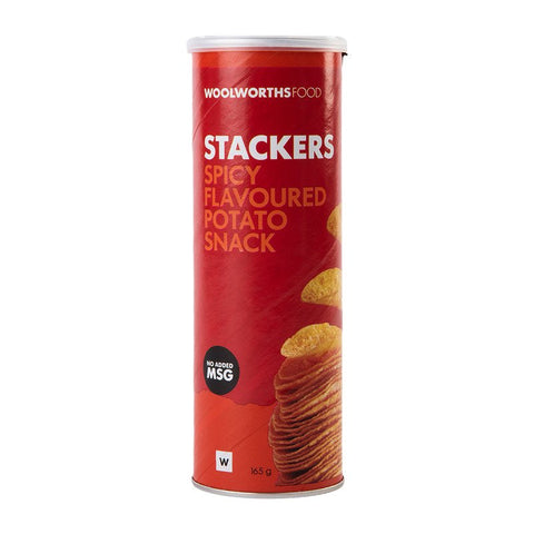 Stackers Spicy Flavoured Potato Snack 165 g