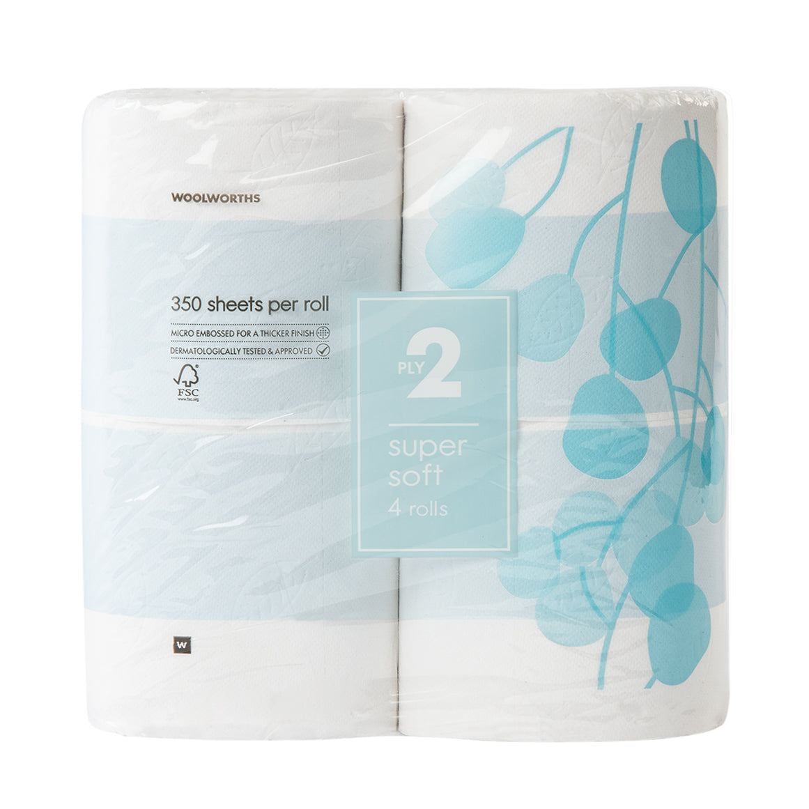 Super Soft 2 Ply Toilet Paper 4Pk