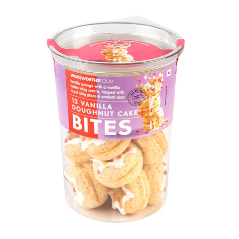 Vanilla Doughnut Cake Bites 12 pk