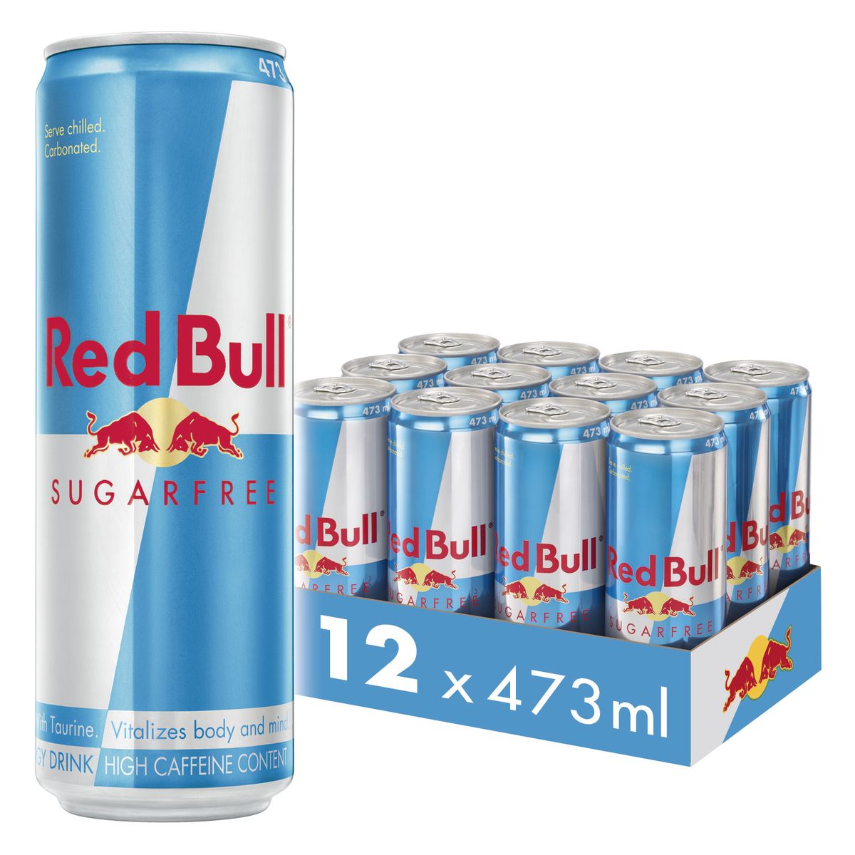 Red Bull 473ml sugar free