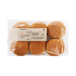 Brown Hamburger Rolls 6Pk