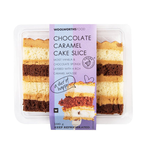 Chocolate Caramel Cake Slice 100 g