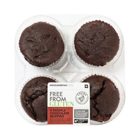 Gluten Free Double Chocolate Muffins 4Pk