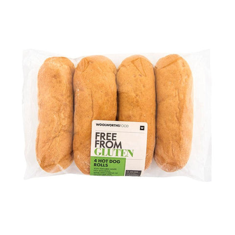 Gluten Free Hot Dog Rolls 4Pk