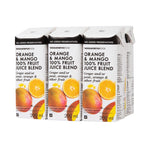 100% Mango & Orange Fruit Juice Blend 6x200ml