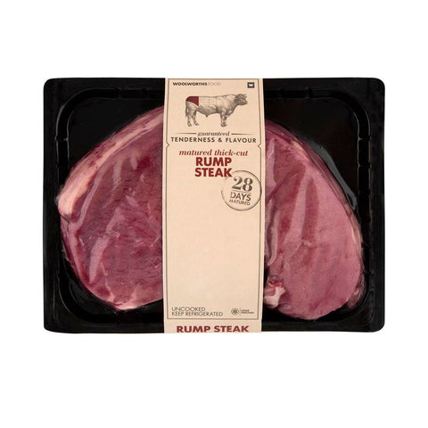 Matured Thick Cut Beef Rump Steak Avg 700 g