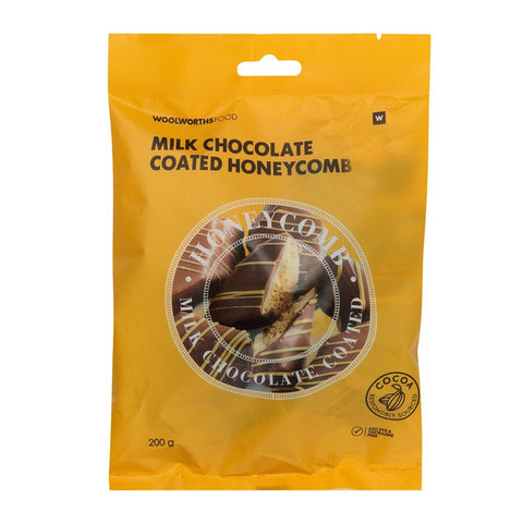 Milk Chocolate Coated Honeycomb 200 g